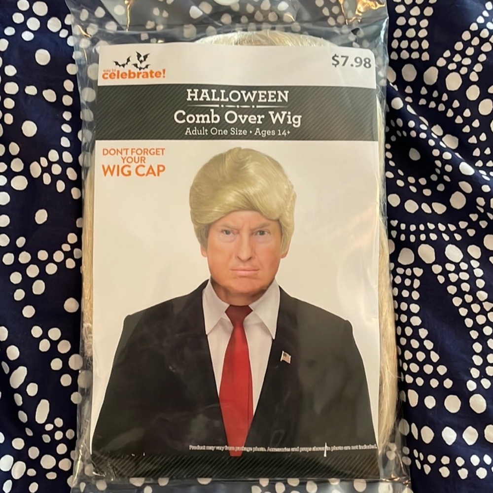 President Donald Trump Comb Over Wig - Halloween Costume Accessory